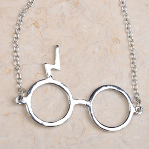 Inspire gioielli In acciaio inox Personalizzato <span class=keywords><strong>Harry</strong></span> Fulmine Cicatrice Occhiali Pendente <span class=keywords><strong>Potter</strong></span> Della Collana per le donne e le ragazze all'ingrosso - Product Image 3