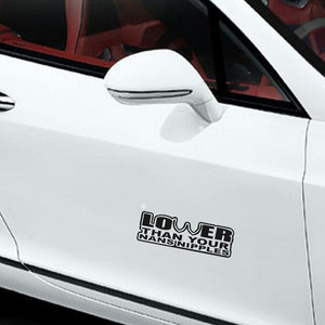Calcomanía de Vinilo Impermeable con Diseño de <span class=keywords><strong>Slang</strong></span> Personalizado (LOWER) para Parachoques/Ventanas/Autos - Product Image 2