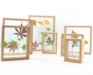 <strong>Square</strong> A4 Paper Diy Photo <strong>Frame</strong> Double-sided Glass <strong>Picture</strong> <strong>Frame</strong> Set Plant Dried Flower Leaf Specimen <strong>Frame</strong> Wholesale - Product Image 3
