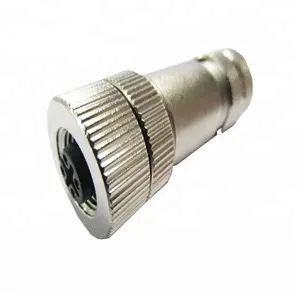 m12 male to female 4p connector for ip69k enclosure