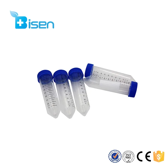 BS-B50 Plastic Hoge Kwaliteit Desinfectie Wegwerp Gesteriliseerde Centrifugebuis Laboratorium Reageerbuis Met 5 ML/10 ML/50 ML