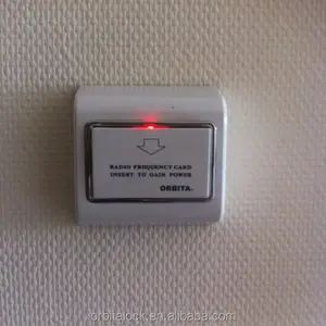 Hotel room key card power switch, light switch