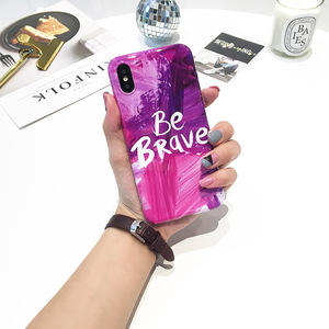 2018 Venta caliente moda ser valiente suave TPU teléfono móvil caso para el iPhone 6 S 7 8 más X - Product Image 5
