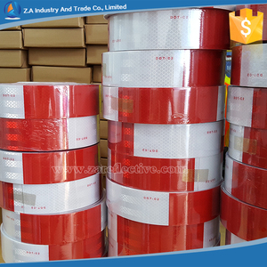 adesivo vinil refletivo primatico 5cm*45.7m red and white cinta reflectiva 3m diamond - Product Image 1