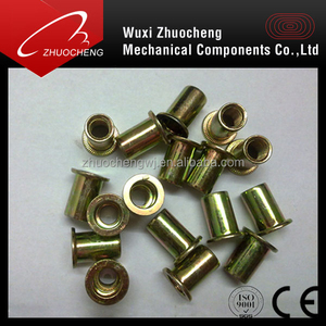 M6 <span class=keywords><strong>M8</strong></span> Acero al carbono Zinc Amarillo-Chapado en cromato Tuercas de remache de cabeza redonda - Product Image 5