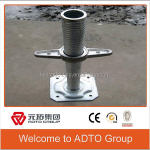 Bạc sơn điện mạ kẽm nặng vít giàn giáo điều chỉnh cơ sở jack - Product Image 3