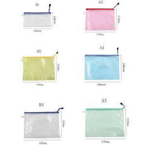 Lưới Túi Tài Liệu A5 Kích Thước Duralble Nhựa Dây Kéo Tập Tin Ví - Product Image 6