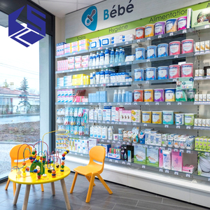 Bằng gỗ dược Rack hiển thị với <span class=keywords><strong>LED</strong></span> hiển thị Chéo Nhà thuốc thiết bị - Product Image 3