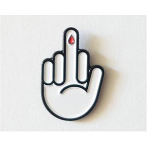 Journée mondiale du diabète embrayage en caoutchouc accessoires personnalisés mode doigt décoratif métal émail doux doigt diabète broche - Product Image 2