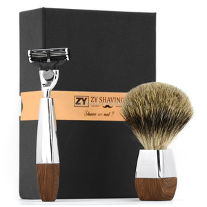 Juego <span class=keywords><strong>de</strong></span> regalo <span class=keywords><strong>de</strong></span> afeitado con el mejor cepillo <span class=keywords><strong>de</strong></span> pelo <span class=keywords><strong>de</strong></span> tejón y maquinilla <span class=keywords><strong>de</strong></span> <span class=keywords><strong>afeitar</strong></span> <span class=keywords><strong>de</strong></span> seguridad <span class=keywords><strong>Mach</strong></span> <span class=keywords><strong>3</strong></span> - Product Image 1