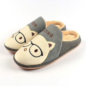 Zapatillas de Dibujo Animal de Algodón para Novios de Alta Calidad Par invierno de 2015 - Product Image 2