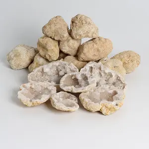 Đá Tự Nhiên Geodes Thạch Anh Tinh Thể Mẫu Vòng Nhỏ Tinh Thể Thô Geodes