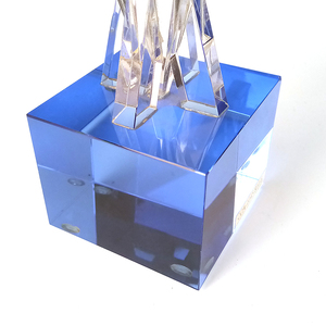 Clair Costomerized Business Mariage Cadeau Trou Dans Une Balle Plaque de Prix En Gros Laser Trophée de <span class=keywords><strong>Golf</strong></span> en Cristal - Product Image 4
