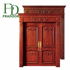 Composite Wood Material Decoration Double Carved <strong>Bali</strong> <strong>Doors</strong> - Product Image 2