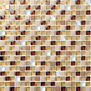 Nouveau style de carrelage en mosaïque de verre de cristal de pierre naturelle - Product Image 4