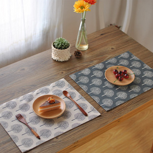 การออกแบบใหม่ผ้าลินิน Placemat <span class=keywords><strong>โต๊ะ</strong></span>รับประทานอาหารเสื่อสำหรับตกแต่งตาราง - Product Image 2
