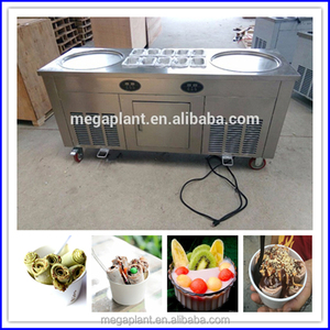 रोलिंग फ्राइड आइस क्रीम मशीन/खाद्य गाड़ी आइसक्रीम रोल फ्रायर मशीन - Product Image 2