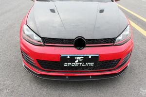 In Fibra di carbonio MK7 Paraurti Anteriore Labbro per <span class=keywords><strong>VW</strong></span> <span class=keywords><strong>Golf</strong></span> <span class=keywords><strong>VII</strong></span> 7 GTI 2014 - Product Image 5
