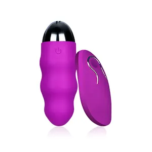 2021 컴팩트 10 주파수 USB 충전 섹스 토이 바이브레이터 무선 원격 제어 점프 여성을위한 진동 계란