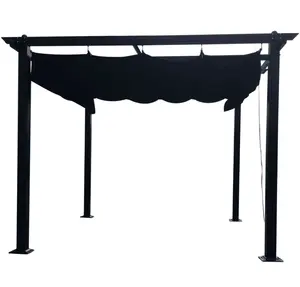 10X10 英尺葡萄 Pergola 户外天篷凉亭