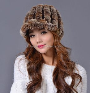 Cheap Vogue berets fox fur hat - Product Image 1