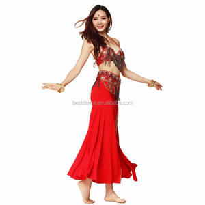 BestDance Venta caliente <span class=keywords><strong>Sexy</strong></span> árabe adulto ropa de danza del vientre, diseño profesional danza del vientre <span class=keywords><strong>traje</strong></span> con flecos - Product Image 5