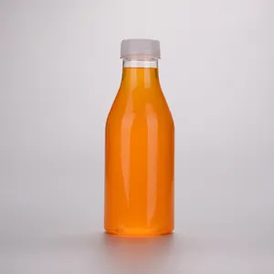 500 мл ПЭТ прозрачная бутылка для напитков прозрачные пластиковые бутылки для молока