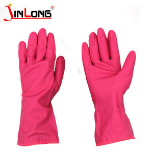 Gants de ménage imperméables en latex <span class=keywords><strong>rose</strong></span> de qualité alimentaire - Product Image 6