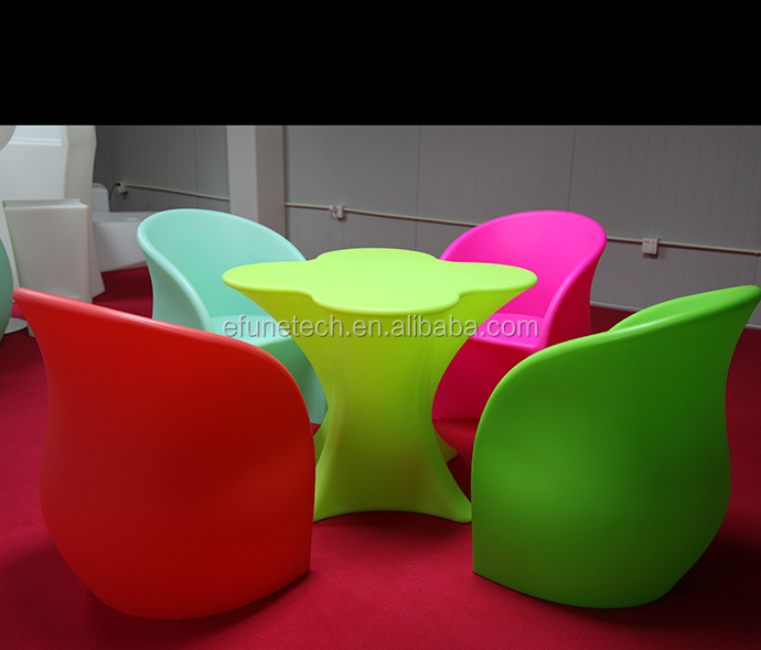 Экологически чистая водонепроницаемая портативная красочная праздничная детская уличная мебель