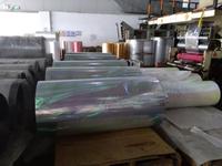 Film transparent en cellophane dichroïque royal irisé de 18 microns pour matériaux d'emballage et papier d'emballage