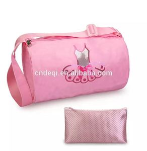 Filles personnalisées de gymnastique de sport en plein air sac à bandoulière danse sac polochon avec petite pochette - Product Image 4