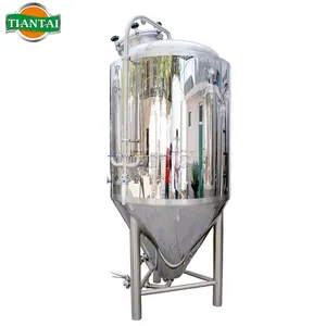 300L 3HL Stacked Stainless steel glycol jacketed top manway beer kombucha fermenter unitank