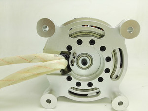 Motor sin escobillas <span class=keywords><strong>para</strong></span> coche eléctrico y motocicleta, refrigeración por agua MP120100 80KV con sensor - Product Image 6
