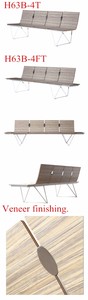 Silla <span class=keywords><strong>de</strong></span> espera <span class=keywords><strong>de</strong></span> contrachapado curvo, asiento <span class=keywords><strong>de</strong></span> aeropuerto, H63A-3F-V, diseño <span class=keywords><strong>de</strong></span> España - Product Image 4
