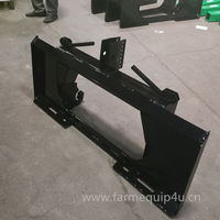 Adaptateur de préhension rapide le tracteur, pour inserts à 3 points et glissante le chargeur avant