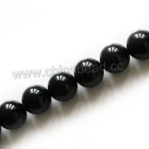 Factory sell onyx price, 12mm black onyx stone beads, onyx gems