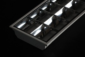 2*18 Wát T8 LED ống ánh sáng chủ bề mặt gắn louver đèn với nhôm phản xạ chất lượng troffer ánh sáng tại nhà máy giá - Product Image 5