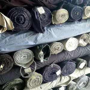 wuolesale stock single yarn drill fabric for garment