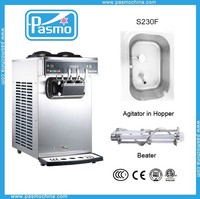 Pasmo S230F — machine à glace compacte 3 en 1 auto-nettoyante, pour service de table, fabrication de crème glacée, livraison gratuite