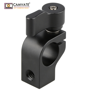 CAMVATE 1/4 "chủ đề Núi Rail Khối Rod Kẹp Rig 15 mét Rod DSLR Rig Hỗ Trợ Hệ Thống Đường Sắt Follow Ma Thuật Arm Monitor Rig - Product Image 5