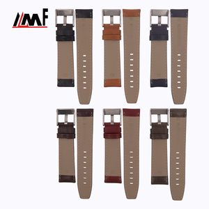 Nouveau produit sur mesure Bracelet de montre en cuir de grain de veau souple rembourré Multi taille réglable résistant à la sueur Interdictions de montre - Product Image 4