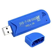 USB 2.0 Digital DVB-T SDR + DAB + FM ทีวีจูนเนอร์ HDTV ตัวรับสัญญาณติด RTL2832U + R820T2