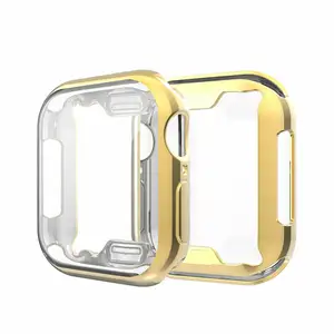 Penutup Casing Pelindung Menyeluruh TPU Transparan Lembut untuk Apple Watch 38Mm - Product Image 1