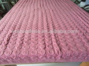 50ch88 100% coton 100% acrylique. 100% laine 3d polka dot machine <span class=keywords><strong>pull</strong></span> en tricot <span class=keywords><strong>couverture</strong></span> tricotée jeter - Product Image 4