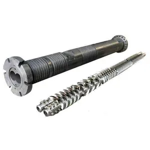 Screw And Barrel For Plastic Extruder