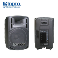 INPRO PR-150N USB Ev Stereo Güç Amplifikatörü Kart Modülü 300W/750W 1 Kanal ABS Malzeme 40Hz-20KHz 100dB 15 inç Aktif Hoparlör