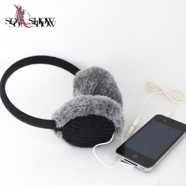 Iphone Мобильные вязаные наушники с динамиком