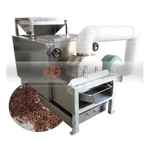 Automatic Cocoa Beans Peeling and Half Separating Machine/ Peanut Peeler and Half Cutter Machine