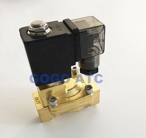 GOGO normalde kapalı <span class=keywords><strong>2</strong></span> yollu <span class=keywords><strong>Pilot</strong></span> diyafram pirinç elektrik 12v 24v Dc 110v 220v su hava Solenoid vana <span class=keywords><strong>3</strong></span>/4 "BSP 20mm PX-20 NBR - Product Image 6