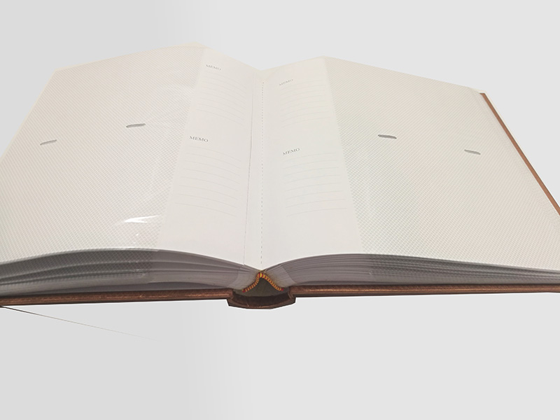 Высококачественный фотоальбом из искусственной кожи в твердом переплете с изысканной бриллиантовой вставкой